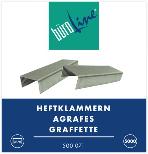 B&Uuml;ROLINE Heftklammern 24/6mm 500071 5000 St&uuml;ck