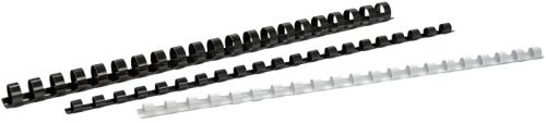 B&Uuml;ROLINE Plastikbinder&uuml;cken 12mm A4 351391 rot 100 St&uuml;ck