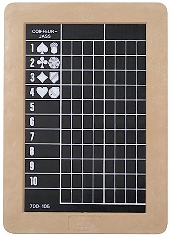 NEUTRAL Jasstafel Coiffeur 3A014289 16,5&times;23,5cm Schiefer