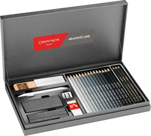 CARAN D'ACHE Graphite Line Gift Box Set 3000.415 assortiert