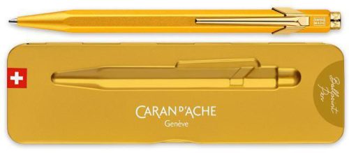 CARAN D'ACHE Kugelschreiber 849 GoldBar 849.999 gold, mit Metalletui