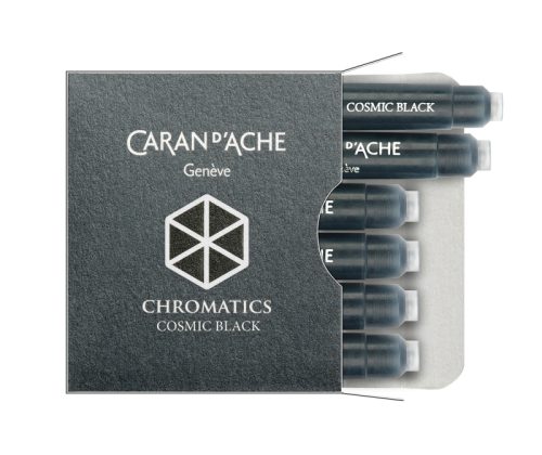 CARAN D'ACHE Tintenpatrone 8021.009 Cosmic Black 6 St&uuml;ck