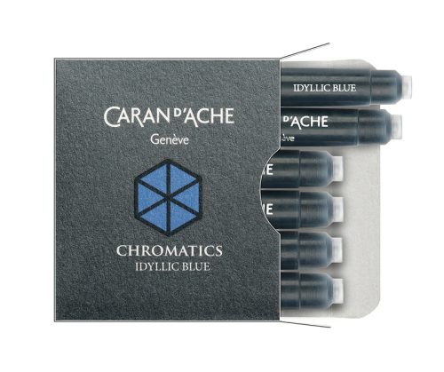 CARAN D'ACHE Tintenpatrone 8021.140 Idyllic Blue 6 St&uuml;ck
