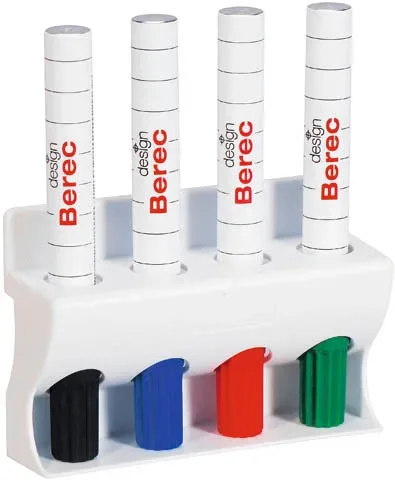 BEREC Whiteboard Schreiberhalter 910.13 f&uuml;r 4 Stifte