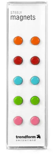 TRENDFORM Magnete STEELY COLOR TF20C farbig ass. 10 St&uuml;ck