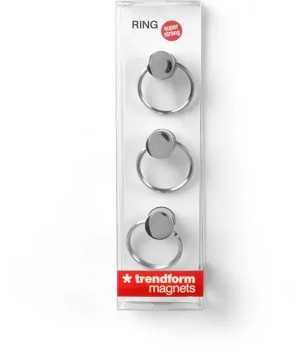 TRENDFORM Magnete RING MM2026 silber 3 St&uuml;ck