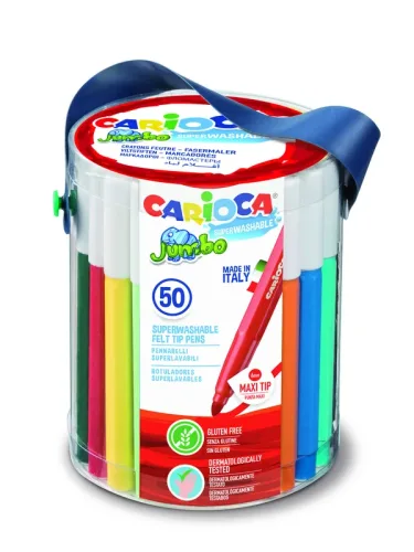 CARIOCA Fasermaler Jumbo 3613 ass. 50 St&uuml;ck