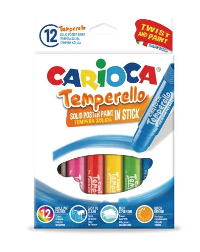 CARIOCA Posterfarbe Temperello 42738 12 St&uuml;ck ass.