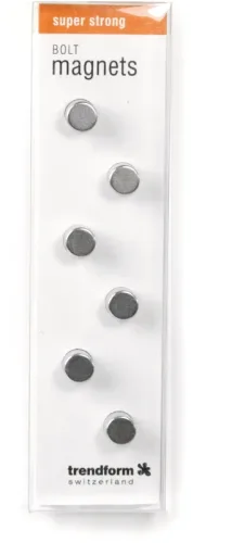 TRENDFORM Magnete BOLT CA2008 silber 6 St&uuml;ck