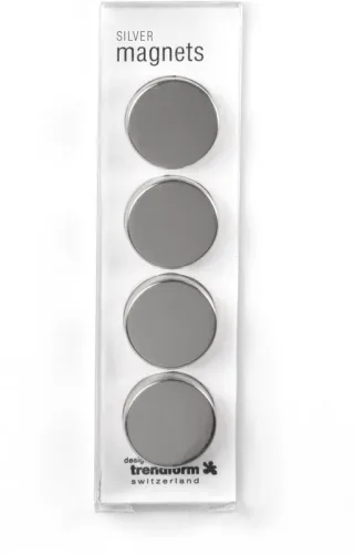 TRENDFORM Magnete SILVER TF2735 silber 4 St&uuml;ck