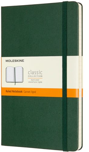 MOLESKINE Notizbuch HC L/A5 629063 liniert, myrtengr&uuml;n, 240 S.