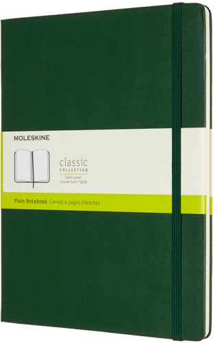 MOLESKINE Notizbuch XL HC 25x19cm 629117 blanko, myrtengr&uuml;n, 192 S.