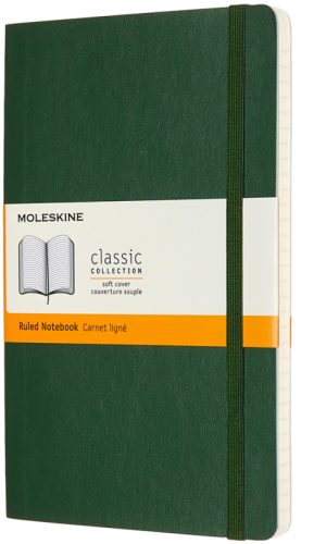 MOLESKINE Notizbuch SC L/A5 600011 liniert, myrtengr&uuml;n, 240 S.