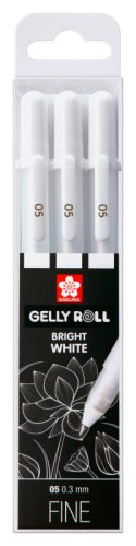 SAKURA Gelly Roll 0.3mm POXPGBWH3A White 3 St&uuml;ck