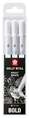 SAKURA Gelly Roll 0.5mm POXPGBWH3B White 3 St&uuml;ck