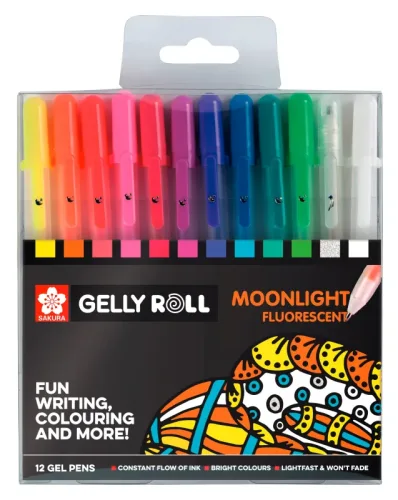 SAKURA Gelly Roll 0.5mm POXPGBMOO12 Moonlight ass. 12 St&uuml;ck