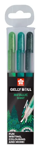 SAKURA Gelly Roll 0.5mm POXPGBMET3B Metallic Forest 3 St&uuml;ck