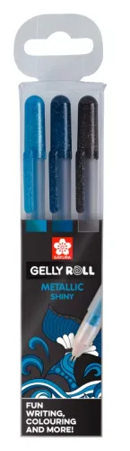 SAKURA Gelly Roll 0.5mm POXPGBMET3C Metallic Ocean 3 St&uuml;ck