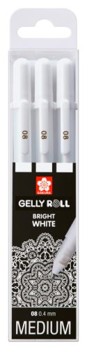 SAKURA Gelly Roll 0.4mm POXPGBWH3 White 3 St&uuml;ck