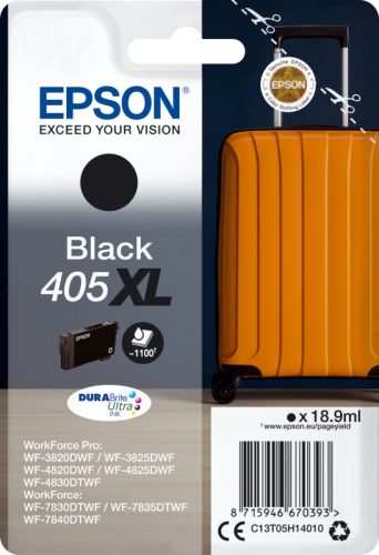 EPSON Tintenpatrone 405XL schwarz T05H14010 WF-7830DTWF 1100 Seiten