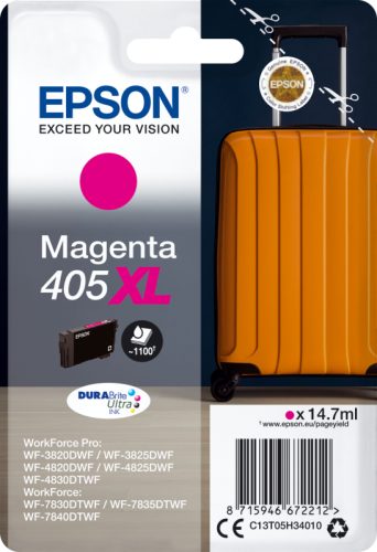 EPSON Tintenpatrone 405XL magenta T05H34010 WF-7830DTWF 1100 Seiten