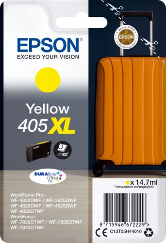 EPSON Tintenpatrone 405XL yellow T05H44010 WF-7830DTWF 1100 Seiten