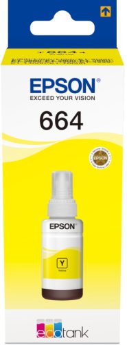 EPSON Tintenbeh&auml;lter 664 yellow T664440 EcoTank L355/L555 6500 Seiten