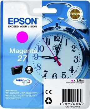 Epson, Epson Tinte T2703, 27 Original Magenta C13T27034012