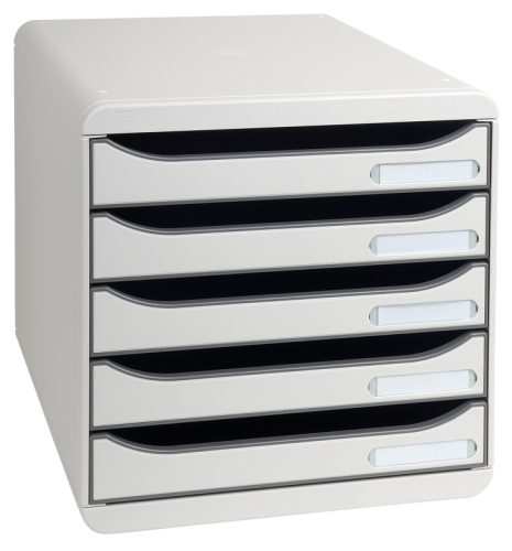 EXACOMPTA Schubladenbox grau 309740D 5 F&auml;cher