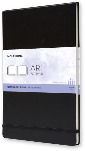 MOLESKINE - Aquarell-Notizbuch, DIN A4, Black
