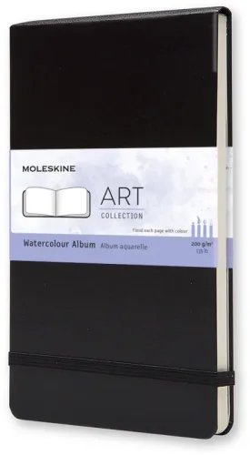 MOLESKINE - Aquarellalbum, DIN A5, Black