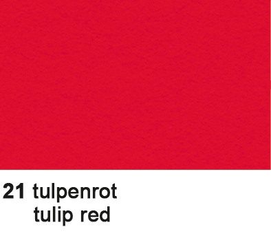 URSUS Tonzeichenpapier A3 2174021 130g. tulpenrot 100 Blatt