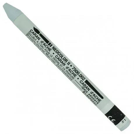 Caran d'Ache, CARAN D'ACHE Wachsmalstift Neocolor II 7500.002 silber