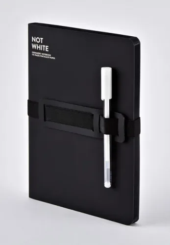 Nuuna - Gebundenes Notizbuch, 22X16.5X1.5CM, Black