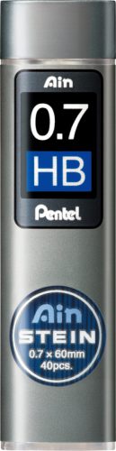 PENTEL Bleistiftmine AINSTEIN 0.7mm C277-HBO schwarz/40 St&uuml;ck HB