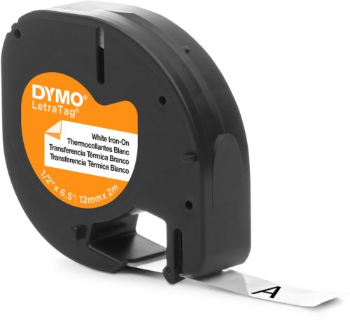 DYMO Schriftband LetraTag 12mmx2m S0718850 weiss, b&uuml;gelbar