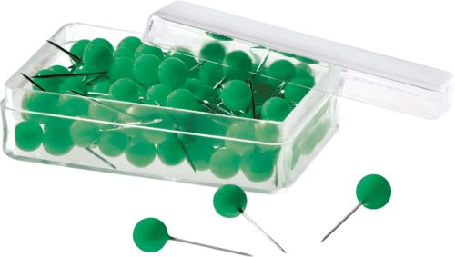MAGNETOPLAN Pinwand-Nadeln 111165005 gr&uuml;n, 6x19mm 100 St&uuml;ck