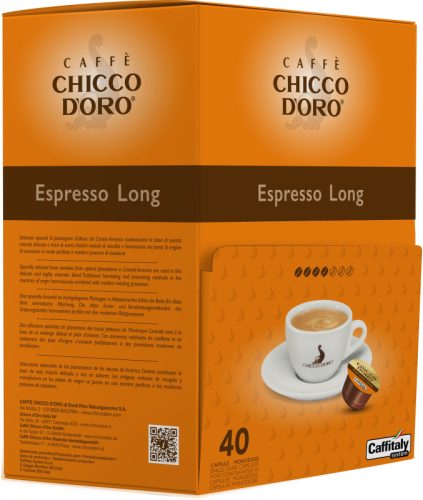 CHICCO D'ORO Kaffee Caffitaly 802376 Espresso Long 40 St&uuml;ck