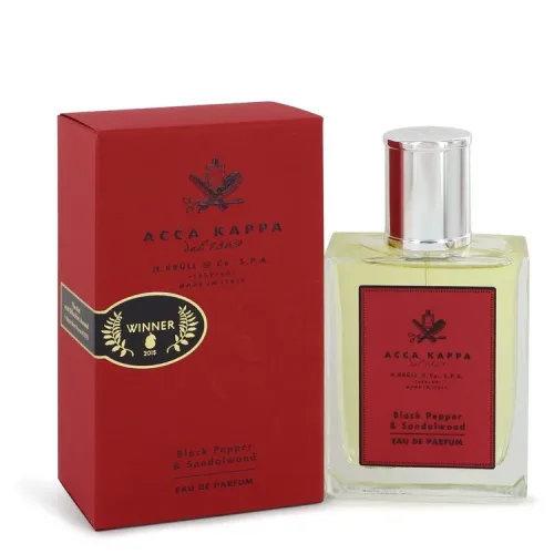 Black Pepper & Sandalwood by Acca Kappa Eau de Parfum Spray 100 ml