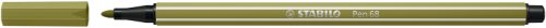 STABILO Fasermaler Pen 68 1.0mm 68/37 schlammgr&uuml;n