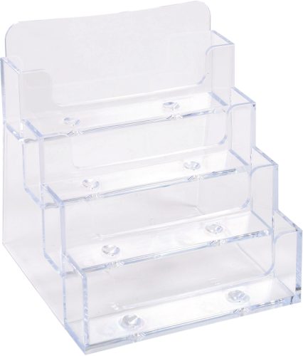 EXACOMPTA Visitenkartenhalter 71158D transparent 102x109x107mm