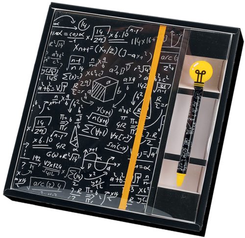 ROOST Set Notizbuch und Stift XL1874 Math