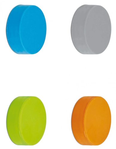 MAUL Magnet Silikon 32.6x9.8mm 61612 Farben ass., 0.8kg 4 St&uuml;ck
