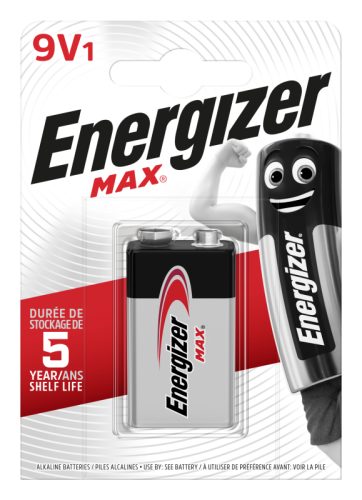 ENERGIZER Batterie Max 9V 6LR61/6AM6/5 1 St&uuml;ck