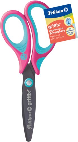 PELIKAN Schere Griffix 819022 Lovely Pink, Rechtsh&auml;nder