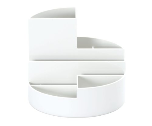 MAUL Stiftek&ouml;cher Recycle 4117602.ECO 6 F&auml;cher, 14cm, 12.5cm, weiss