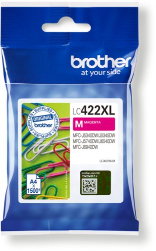 BROTHER Tintenpatrone HY magenta LC-422XLM MFC-J5340 1500 Seiten