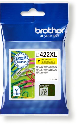 BROTHER Tintenpatrone HY yellow LC-422XLY MFC-J5340 1500 Seiten