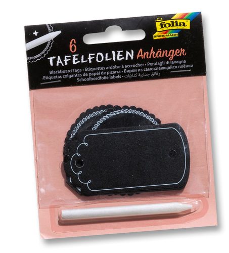 FOLIA Tafelfolie Anh&auml;nger 39101 mit Specksteinstift