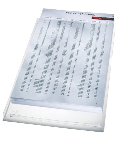 LEITZ Aktenh&uuml;lle 4056-30-03 A4, transparent, 170My,5 Stk.
